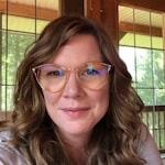 Rebecca H. - Clear Melon - round - plastic-metal