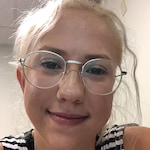 Krista P. - Silver - round - metal