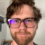 Monica G. - Brown Striped - rectangle - acetate