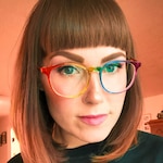 Dana L. - Rainbow - round - plastic