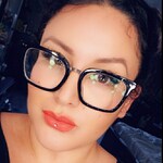 Liliana G. - Black - square - acetate-metal