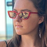 chloeaviva - Red - horn - acetate