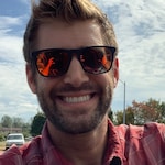 Beau C. - Matte Black - rectangle - acetate-metal