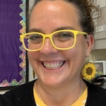 Ashley H. - Yellow - rectangle - acetate