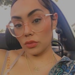 Connie L. - Pink - round - acetate