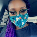 Teaira S. - Teal - round - plastic-metal