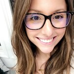 Rebecca S. - Black - rectangle - acetate