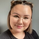 Kady T. - Pink & Gold - geometric - metal