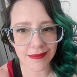 Lori P. - Black - rectangle - acetate