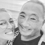 jane K. - Navy & Gold - geometric - metal