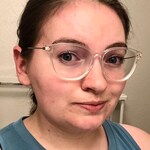 Lauren P. - Clear - horn - acetate-metal