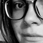 Tabitha B. - Matte Navy - rectangle - plastic-metal