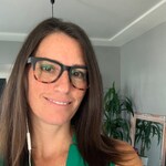 Catherine G. - Black Tortoise - rectangle - plastic