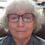 Karen S R. - Dark Red - rectangle - plastic