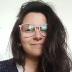 Maria J. A. - Matte Pink - round - plastic