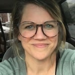 Melisa W. - Matte Floral - round - plastic