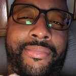 Kenneth R. - Matte Black - rectangle - plastic