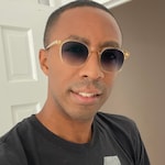 Andrew R. - Clear Melon - round - acetate