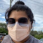 Ana C. - Bronze - square - metal