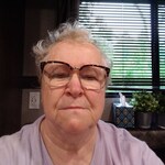 Patricia K. - Silver/Floral - browline - plastic-metal