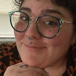 Veronica - Teal - round - plastic-metal