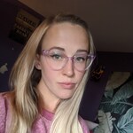 Claire T. - Clear Purple - horn - acetate