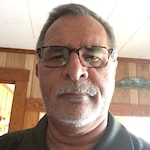 Stephen P C. - Brown/Striped - rectangle - acetate-metal