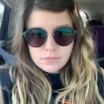 Anna W. - Matte Black/Silver - round - plastic