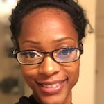 Shantel H. -  Black  - rectangle - plastic