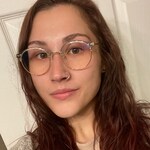 Malissa H. - Clear Blue - round - plastic-metal