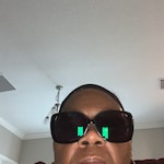 Joanne F. - Black Red - square - acetate