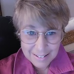 Sandra S. - Golden - round - metal