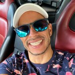 Eric M. - Matte Black - rectangle - acetate-metal