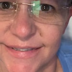 April M. -  Golden  - rectangle - metal