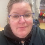 Marylene L. - Blue - rectangle - metal