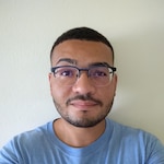 Luis A. - Blue Black - square - metal