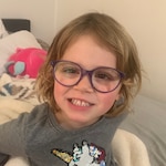 Laura - Clear Purple - horn - acetate