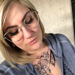 Stacy A. B. - Silver - horn - titanium