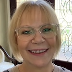 Mary Jo T. - Clear - rectangle - acetate