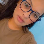 Valerie V. M. - Navy & Red - square - acetate