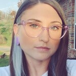 Lauren W. - Clear Purple - horn - acetate