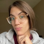 Amanda S. - Clear Melon - horn - acetate