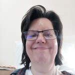 Jeannette B. - Black - rectangle - metal