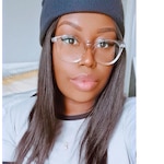 Elaine M. - Gray Clear - round - acetate