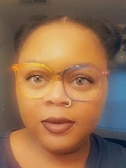 Shavelda B. - Clear Orange - square - plastic