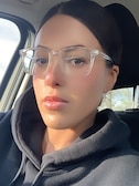 Areej S. - Clear - square - plastic