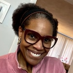 Nicole L. - Burgundy & Black - horn - acetate