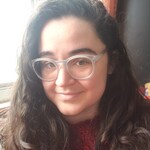 Claire B. - Matte Clear - round - acetate