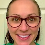 nicllake - Red Striped - horn - acetate