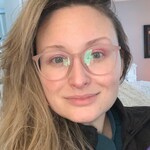 Brittany H. - Matte Black - round - plastic